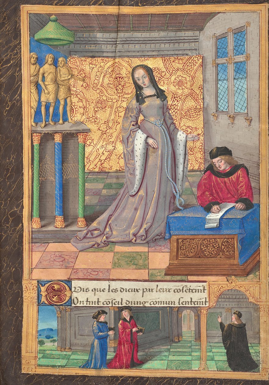 La Signora senza pari viene proclamata la Donna più bella da Master of the Chronique scandaleuse