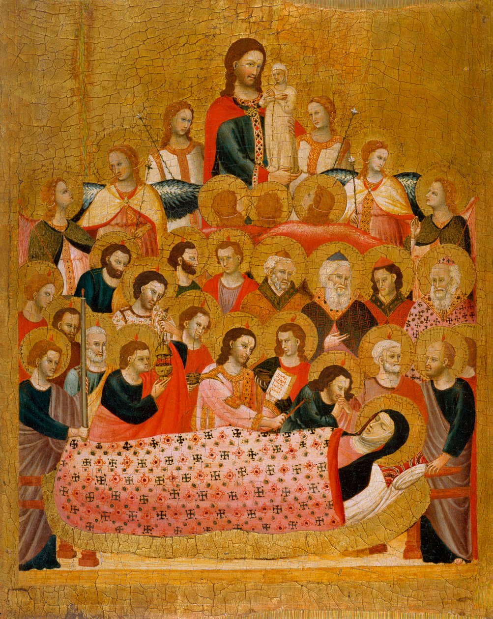 La dormizione della Vergine (dettaglio) da Master of the Cini Madonna