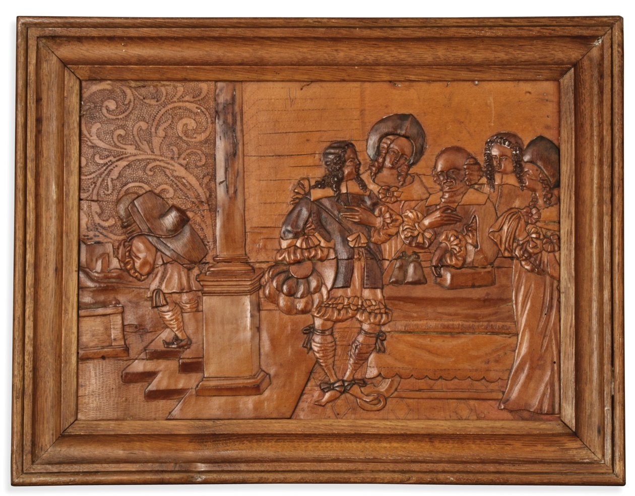 Pannello intarsiato di Eger, metà XVII secolo da Master of the Decorated Background