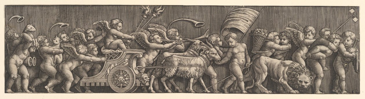 Fregio raffigurante il Trionfo dell