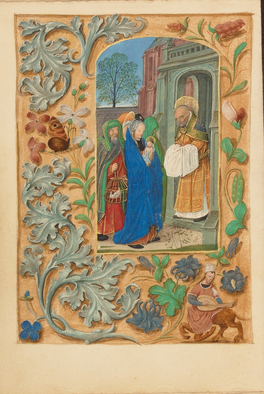 La presentazione al Tempio da Master of the Dresden Prayer Book