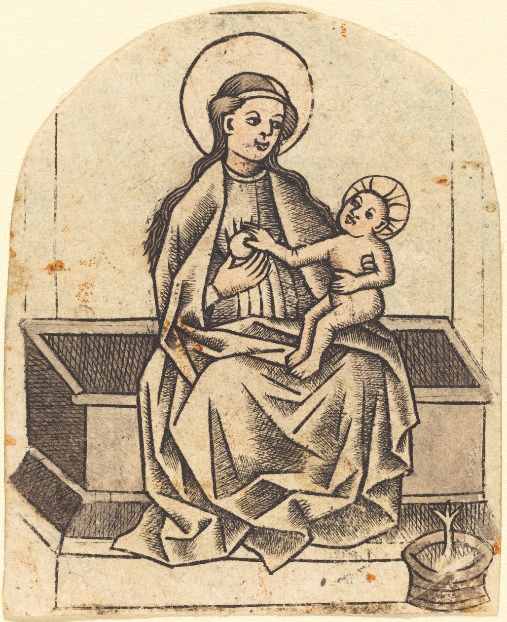 Madonna col Bambino da Master of the Dutuit Mount of Olives