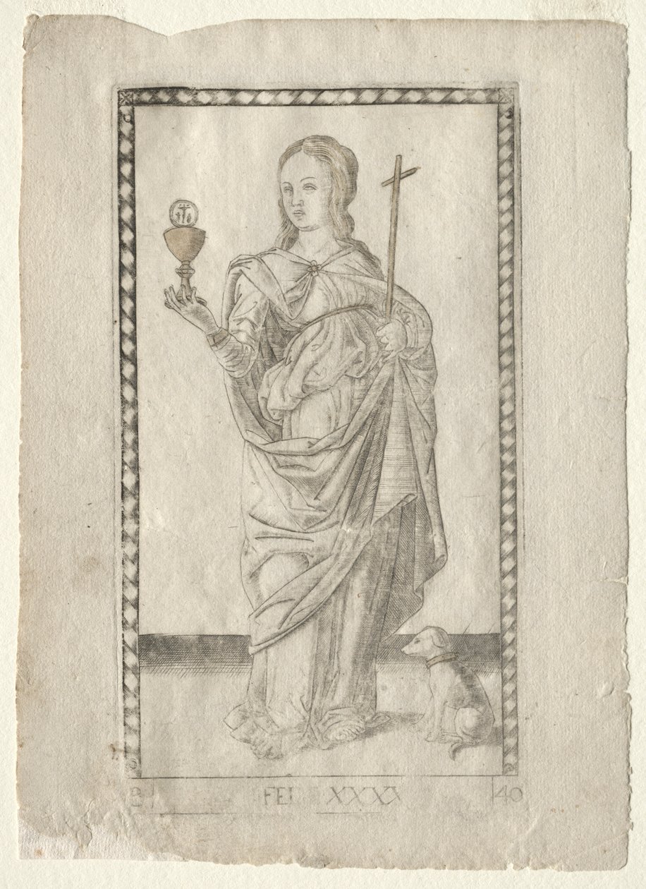Fede dai Tarocchi, serie B: Principi cosmici e virtù da Master of the E Series Tarocchi