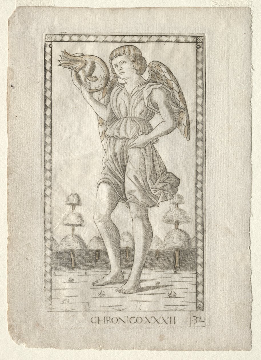 Genio del Tempo (dalla serie Tarocchi B: Principi Cosmici e Virtù, #32) da Master of the E Series Tarocchi