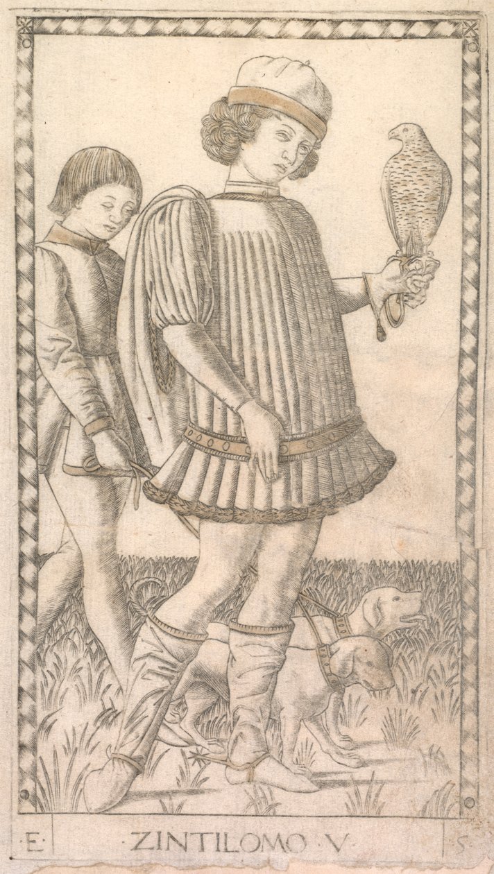 Il Gentiluomo (dalla serie Tarocchi, serie E: Condizioni dell