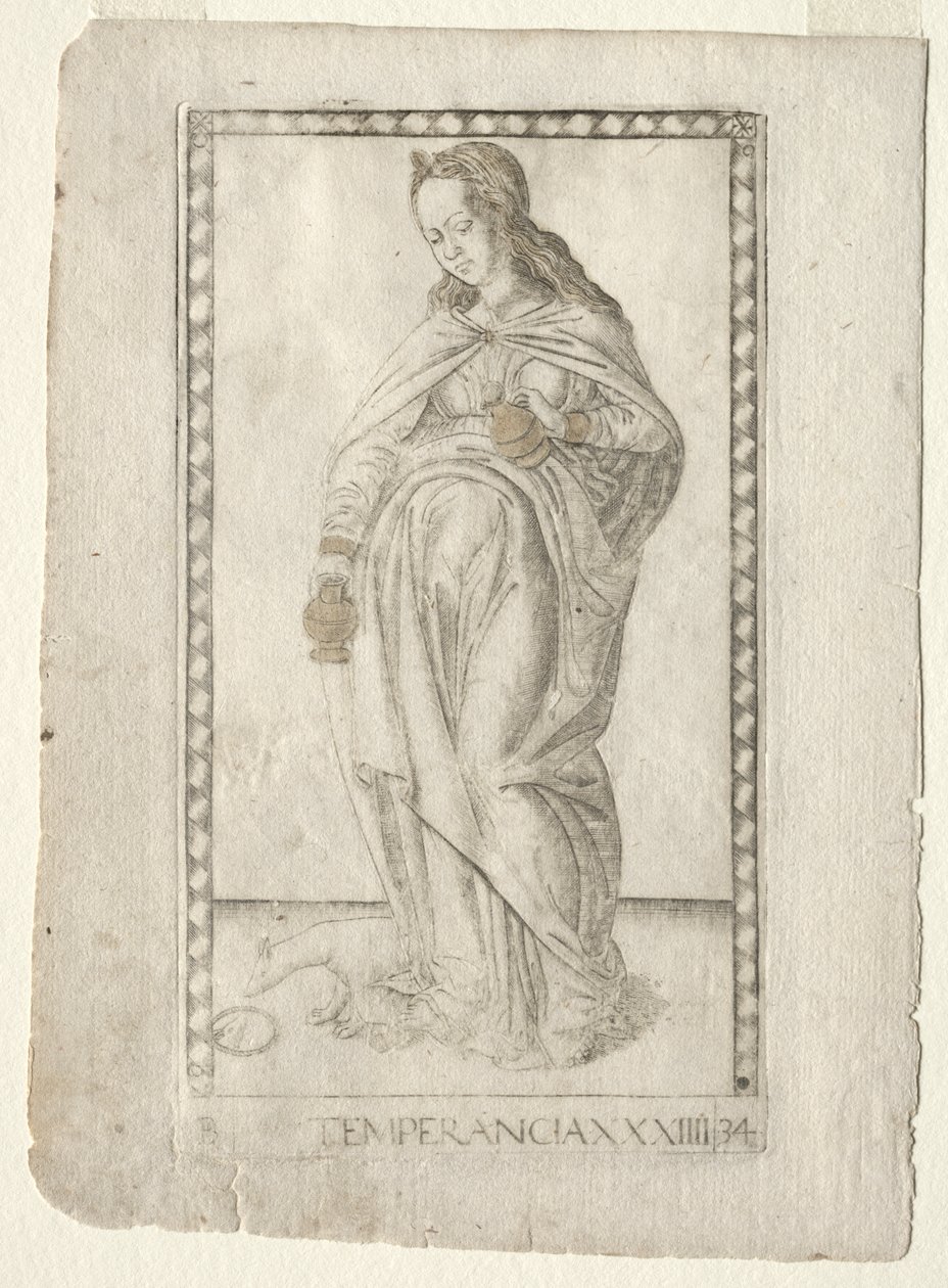 Temperanza (dalla serie Tarocchi B: Principi Cosmici e Virtù, #34) da Master of the E Series Tarocchi