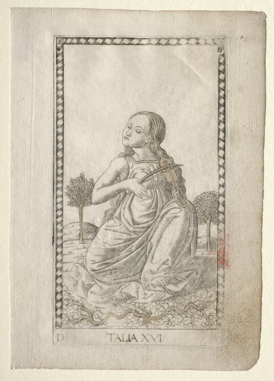 Talia (commedia, poesia pastorale) (dalla serie Tarocchi D: Apollo e le Muse, #16) da Master of the E Series Tarocchi