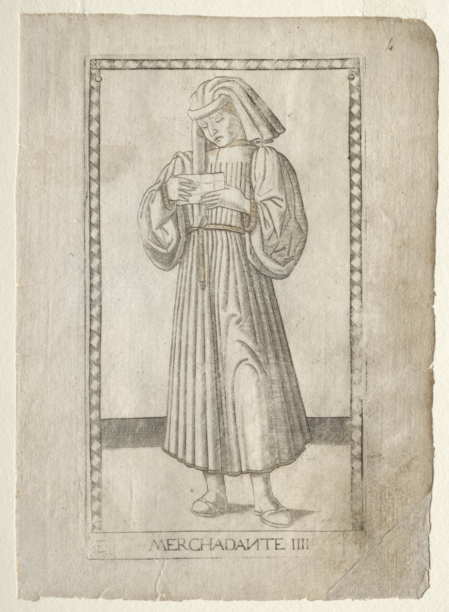 Il Mercante (dalla serie Tarocchi, serie E: Condizioni dell