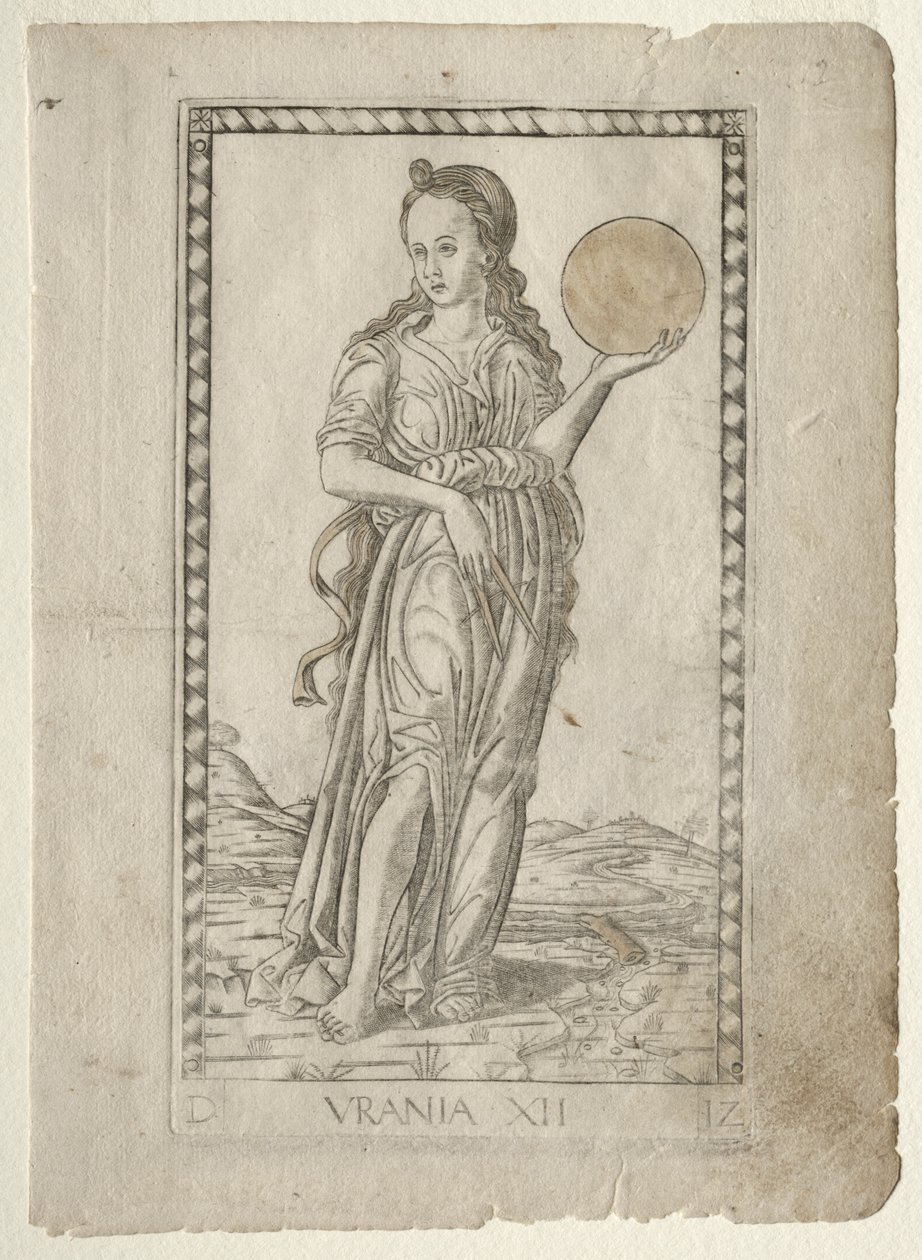 Urania (astronomia) (dai Tarocchi serie D: Apollo e le Muse, #12) da Master of the E Series Tarocchi