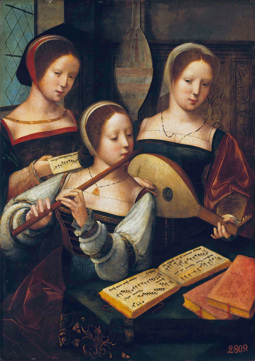 Olandese: Compagnia di spettacolo Musicisti femminili da Master of the Female Half Lengths