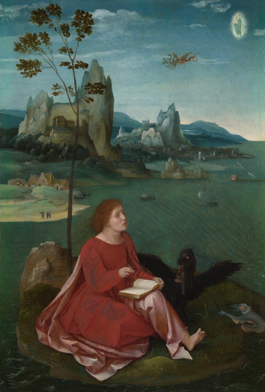 San Giovanni a Patmos da Master of the Female Half Lengths