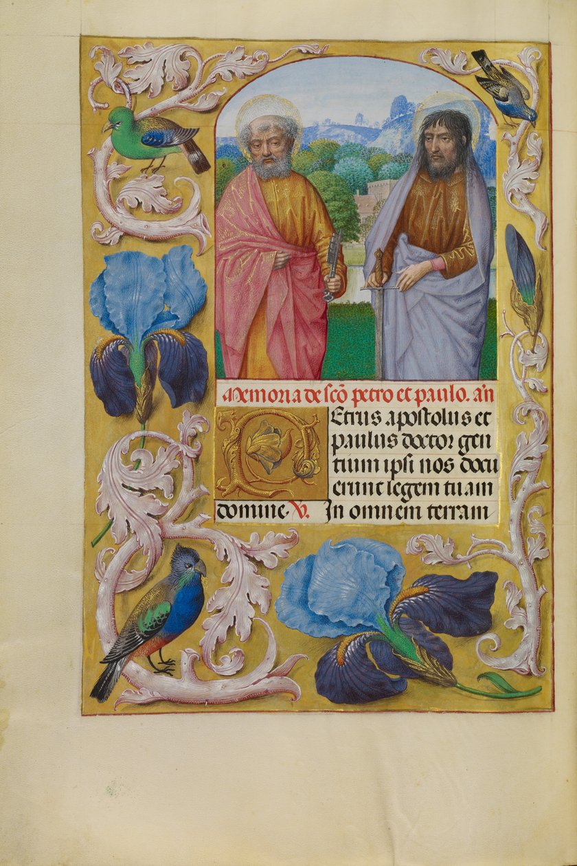 Santi Pietro e Paolo da Master of the First Prayer Book of Maximilian