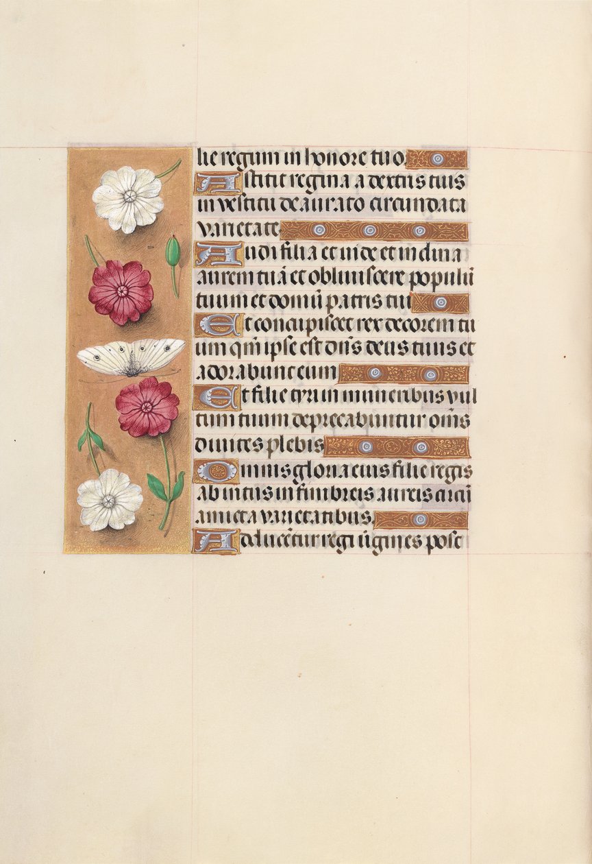 Ore di Isabella la Cattolica, Regina di Spagna: Fol. 104v da Master of the First Prayerbook of Maximillian