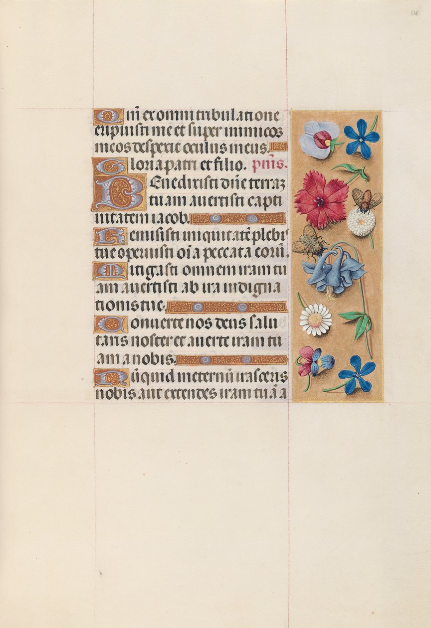 Ore di Isabella la Cattolica, Regina di Spagna: Fol. 128r, c. 1500 da Master of the First Prayerbook of Maximillian