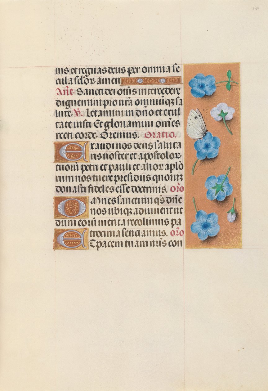 Ore di Isabella la Cattolica, Regina di Spagna: Fol. 130r, c. 1500 da Master of the First Prayerbook of Maximillian