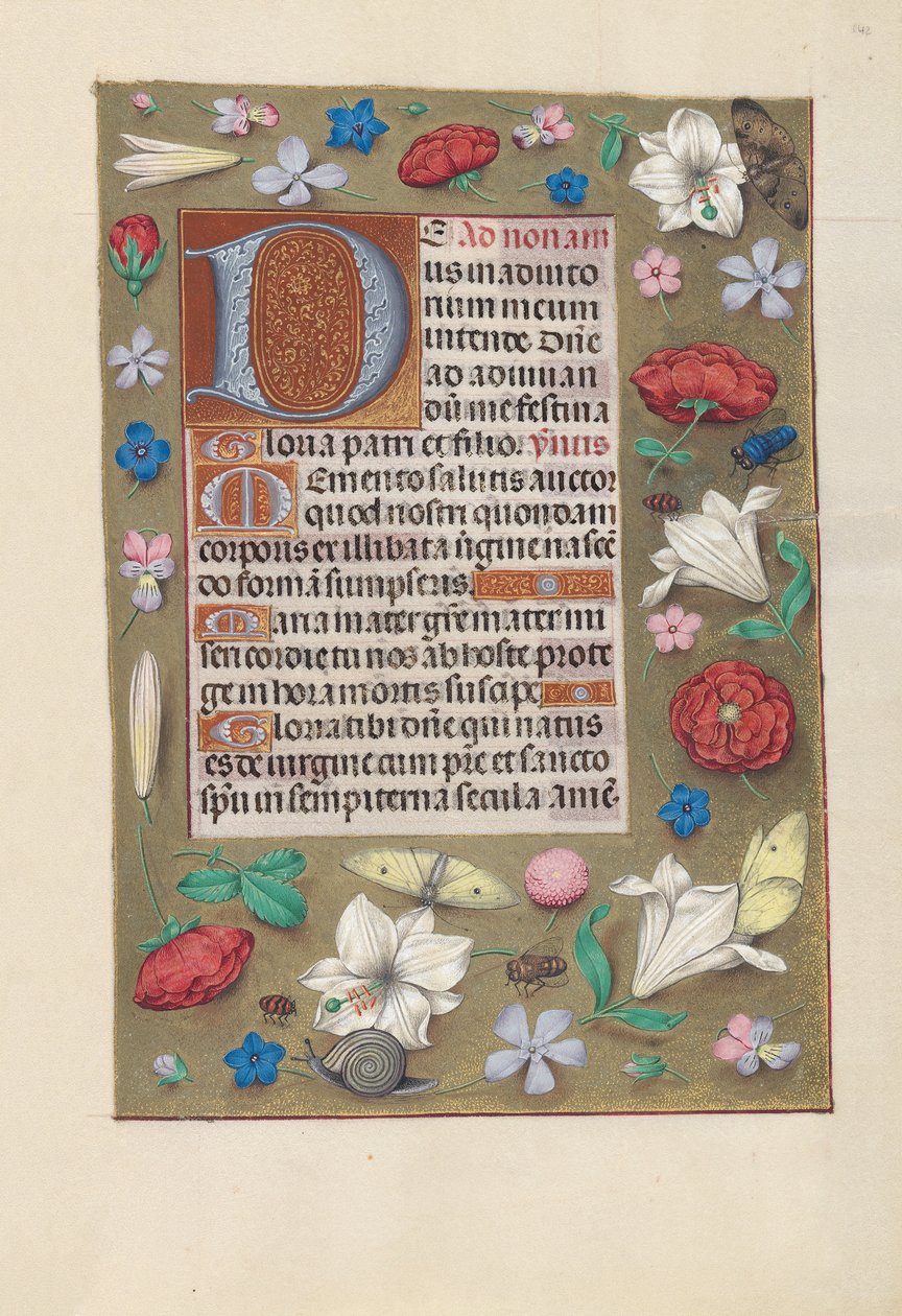 Ore di Isabella la Cattolica, Regina di Spagna: Fol. 142r, c. 1500 da Master of the First Prayerbook of Maximillian