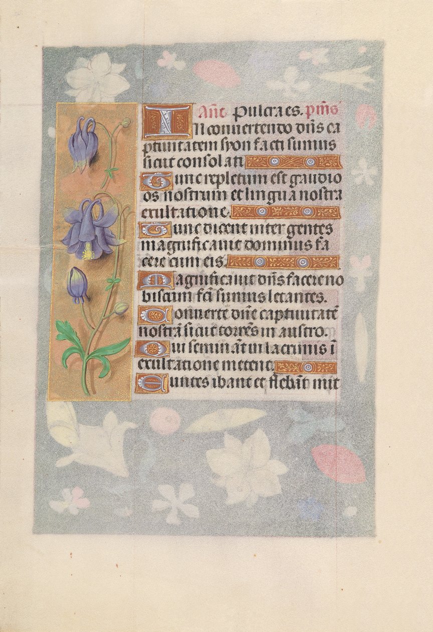 Ore di Isabella la Cattolica, Regina di Spagna: Fol. 142v, c. 1500 da Master of the First Prayerbook of Maximillian