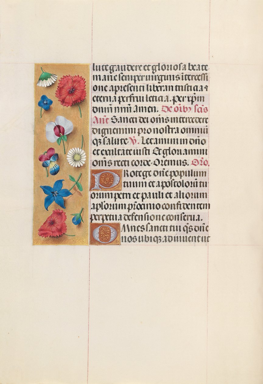 Ore di Isabella la Cattolica, regina di Spagna: Fol. 152v da Master of the First Prayerbook of Maximillian