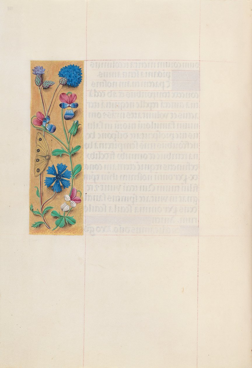 Ore di Isabella la Cattolica, regina di Spagna: Fol. 153v, c. 1500 da Master of the First Prayerbook of Maximillian
