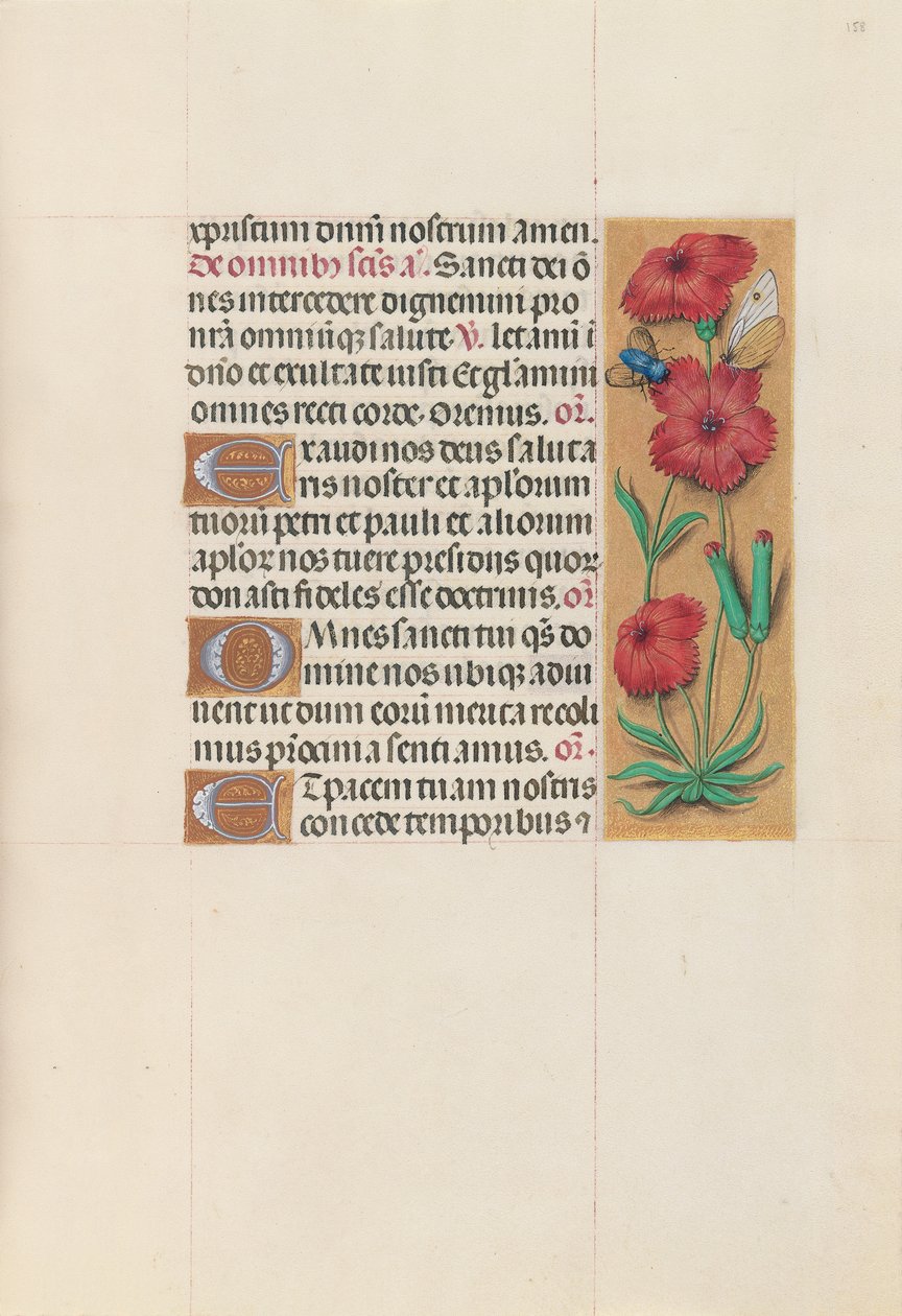 Ore di Isabella la Cattolica, Regina di Spagna: Fol. 158r, c. 1500 da Master of the First Prayerbook of Maximillian