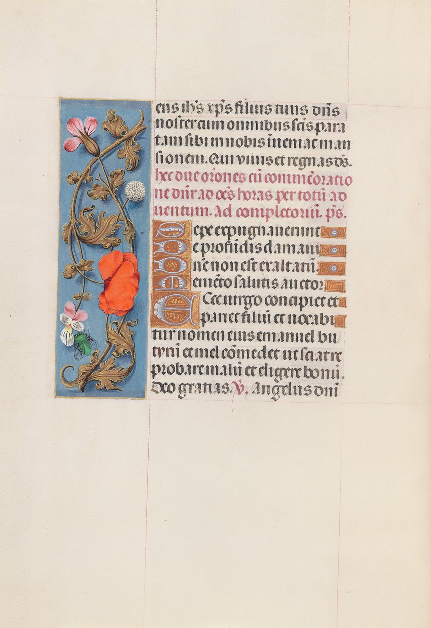 Ore di Isabella la Cattolica, Regina di Spagna: Fol. 161v, c. 1500 da Master of the First Prayerbook of Maximillian