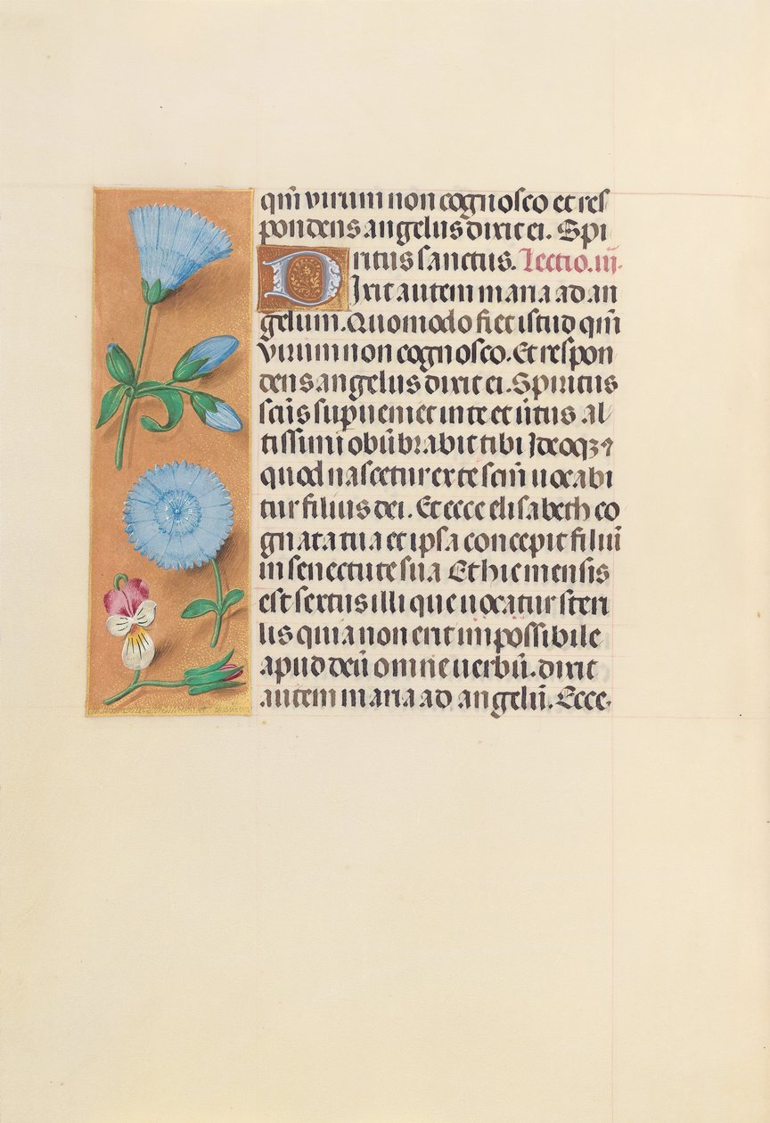 Ore di Isabella la Cattolica, regina di Spagna: Fol. 163v da Master of the First Prayerbook of Maximillian