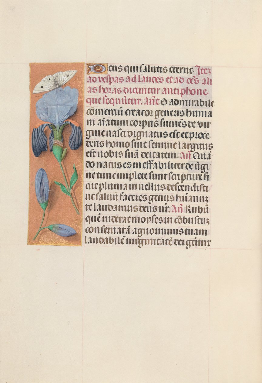 Ore di Isabella la Cattolica, Regina di Spagna: Fol. 165v da Master of the First Prayerbook of Maximillian