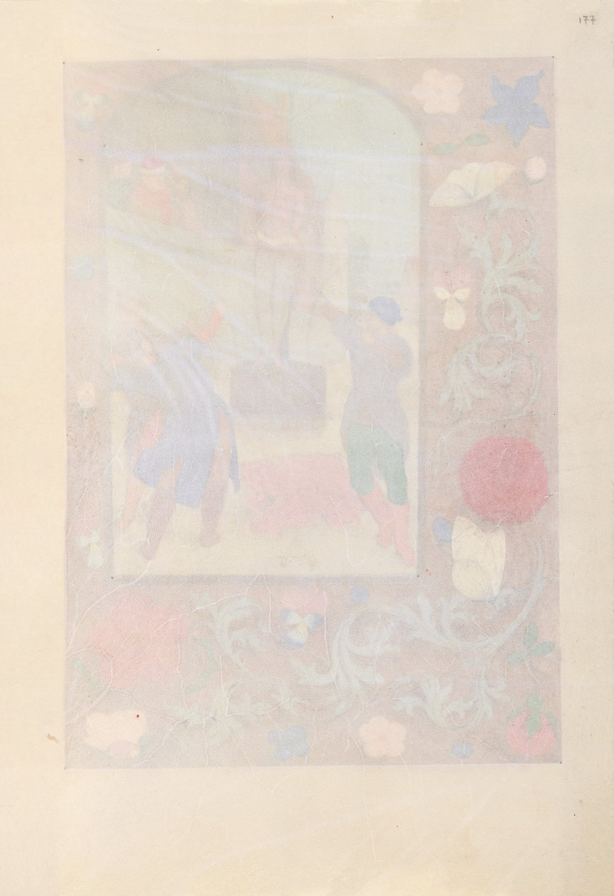 Ore della regina Isabella la Cattolica, regina di Spagna:  Fol. 177r da Master of the First Prayerbook of Maximillian