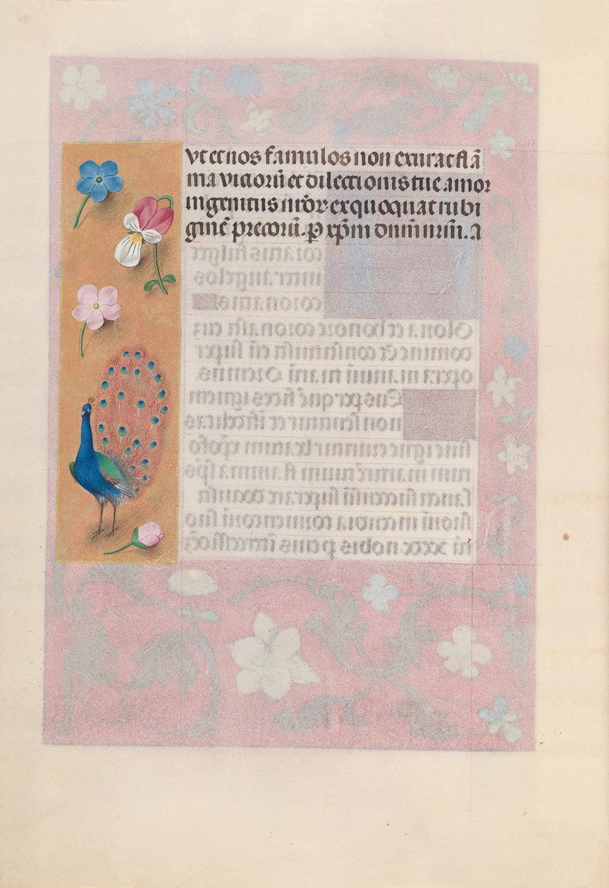 Ore di Isabella la Cattolica, Regina di Spagna: Fol. 180v, c. 1500 da Master of the First Prayerbook of Maximillian