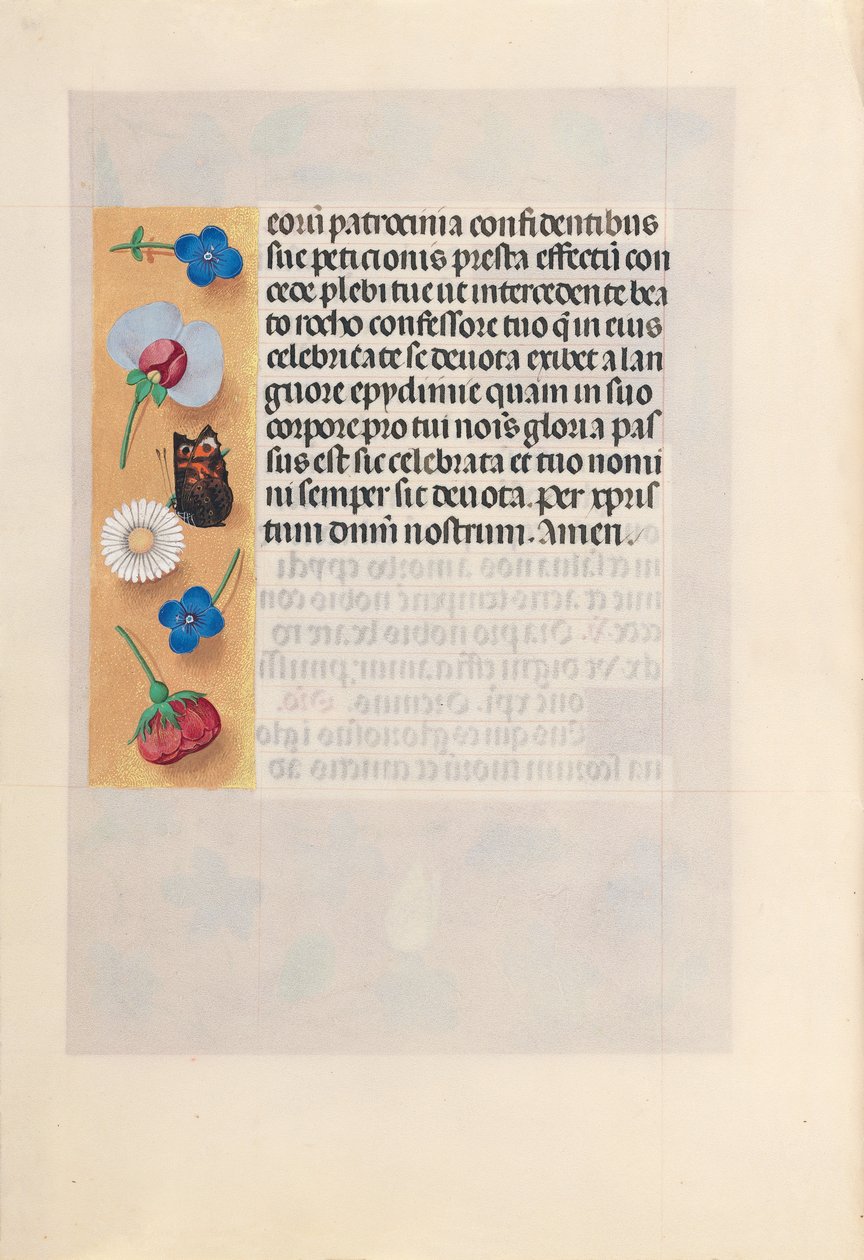 Ore di Isabella la Cattolica, regina di Spagna: Fol. 182v, c. 1500 da Master of the First Prayerbook of Maximillian