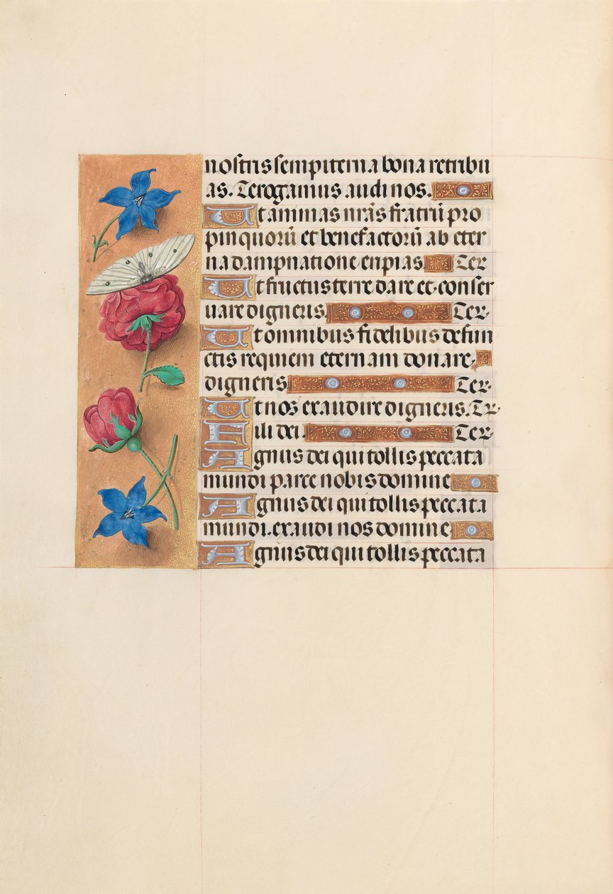 Ore della regina Isabella la Cattolica, regina di Spagna: Fol. 214v, c. 1500 da Master of the First Prayerbook of Maximillian
