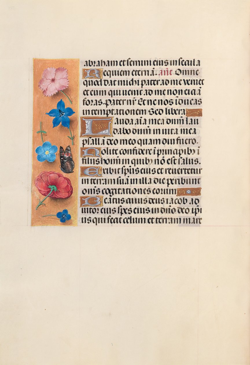 Ore di Isabella la Cattolica, regina di Spagna: Fol. 224v da Master of the First Prayerbook of Maximillian