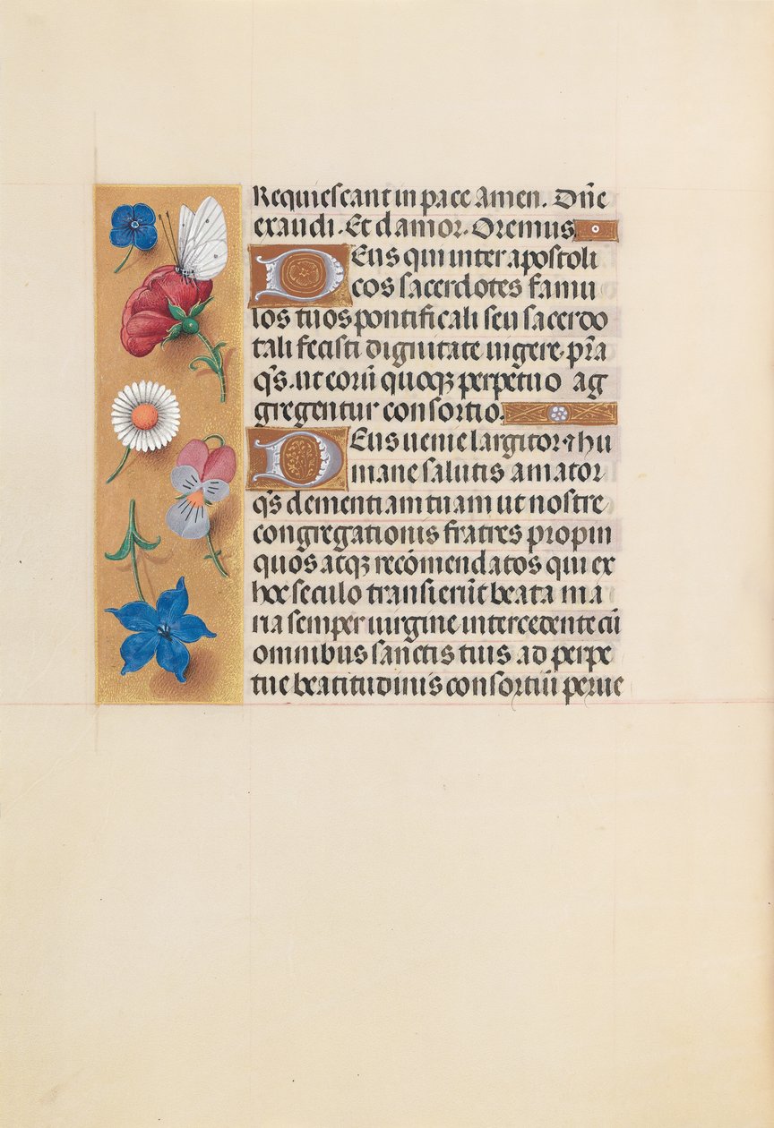 Ore di Isabella la Cattolica, Regina di Spagna: Fol. 225v, c. 1500 da Master of the First Prayerbook of Maximillian