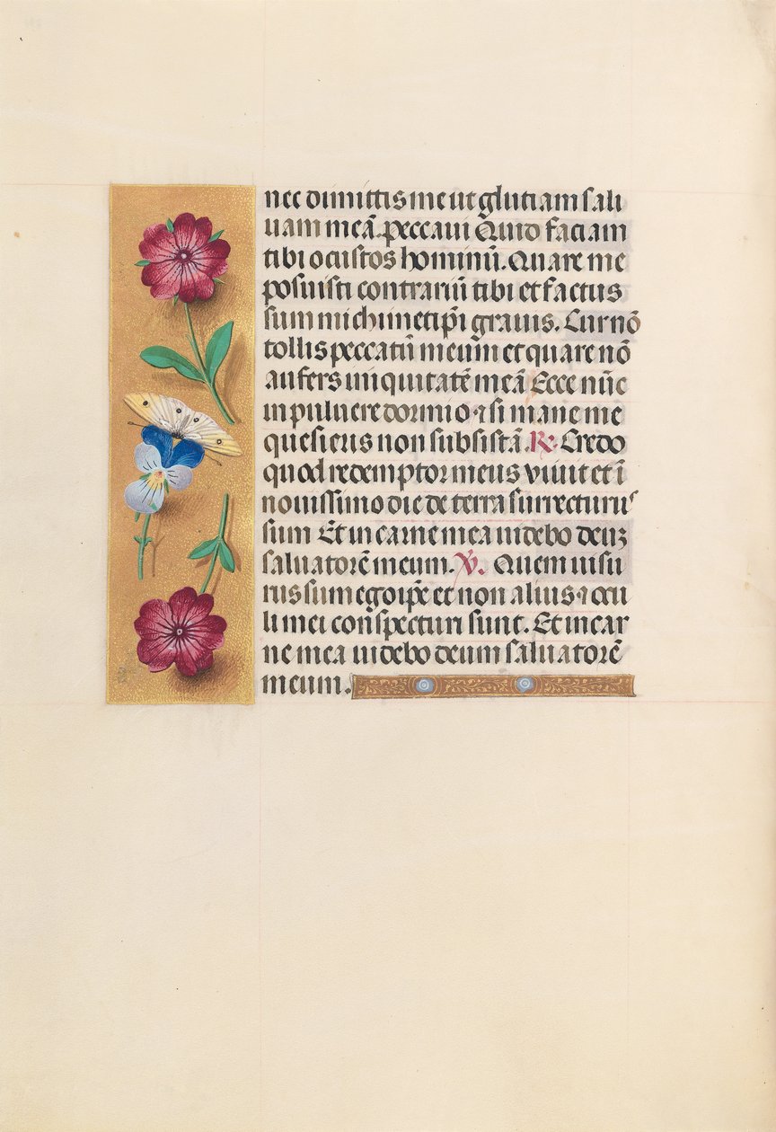 Ore di Isabella la Cattolica, regina di Spagna: Fol. 231v, c. 1500 da Master of the First Prayerbook of Maximillian