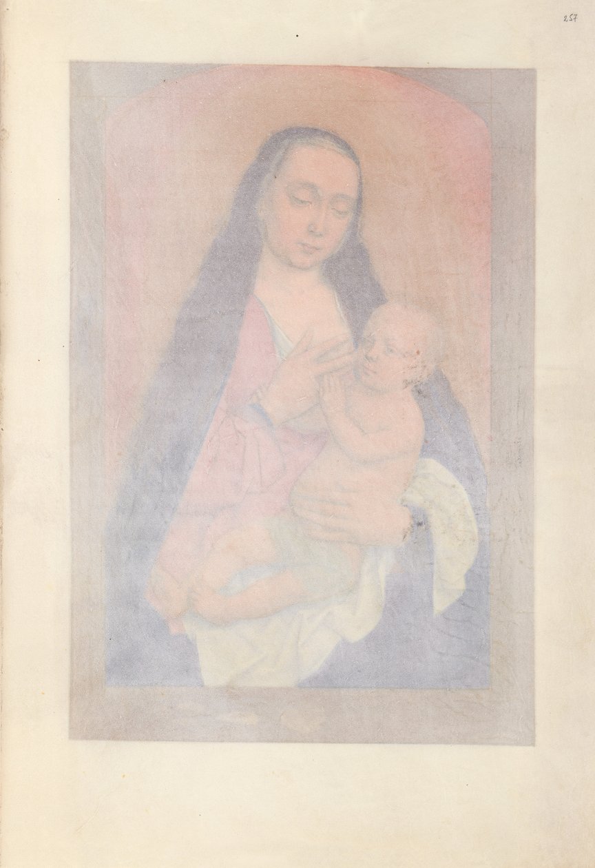 Ore di Isabella la Cattolica, Regina di Spagna: Fol. 257r, c. 1500 da Master of the First Prayerbook of Maximillian