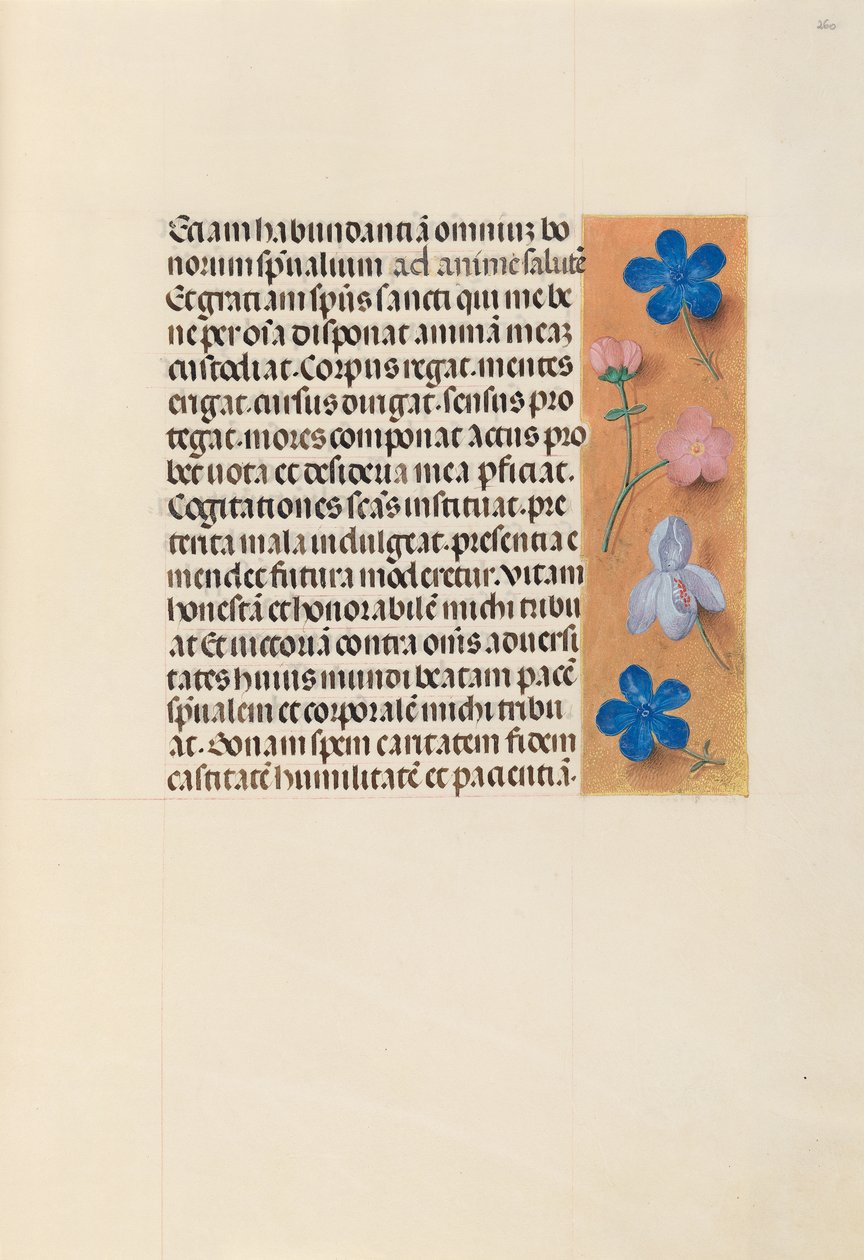 Ore di Isabella la Cattolica, Regina di Spagna: Fol. 260r, c. 1500 da Master of the First Prayerbook of Maximillian