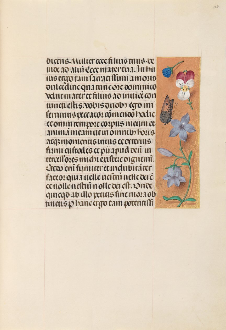 Ore di Isabella la Cattolica, Regina di Spagna: Fol. 263r, c. 1500 da Master of the First Prayerbook of Maximillian