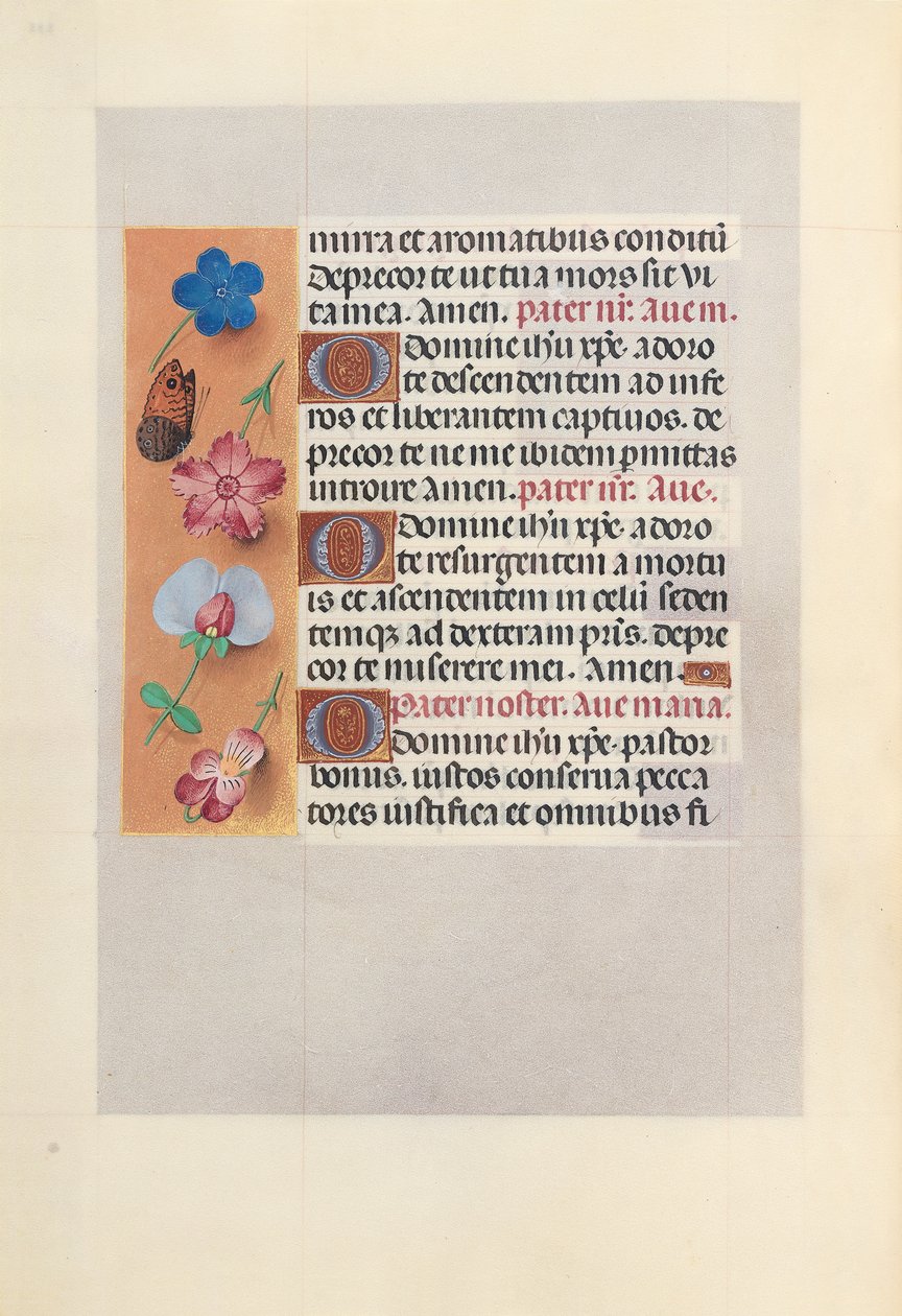 Ore di Isabella la Cattolica, Regina di Spagna: Fol. 265v, c. 1500 da Master of the First Prayerbook of Maximillian