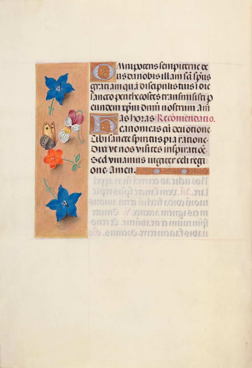 Ore di Isabella la Cattolica, Regina di Spagna: Fol. 36v, c. 1500 da Master of the First Prayerbook of Maximillian