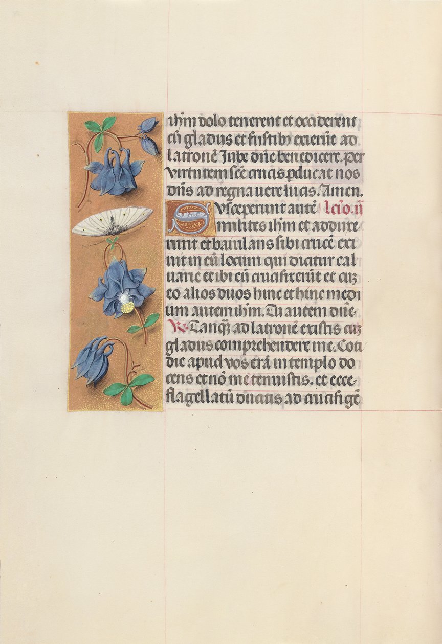 Ore di Isabella la Cattolica, Regina di Spagna: Fol. 54v, c. 1500 da Master of the First Prayerbook of Maximillian