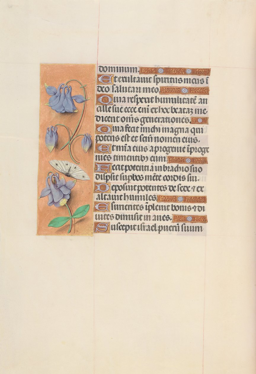 Ore di Isabella la Cattolica, Regina di Spagna: Fol. 75v, c. 1500 da Master of the First Prayerbook of Maximillian