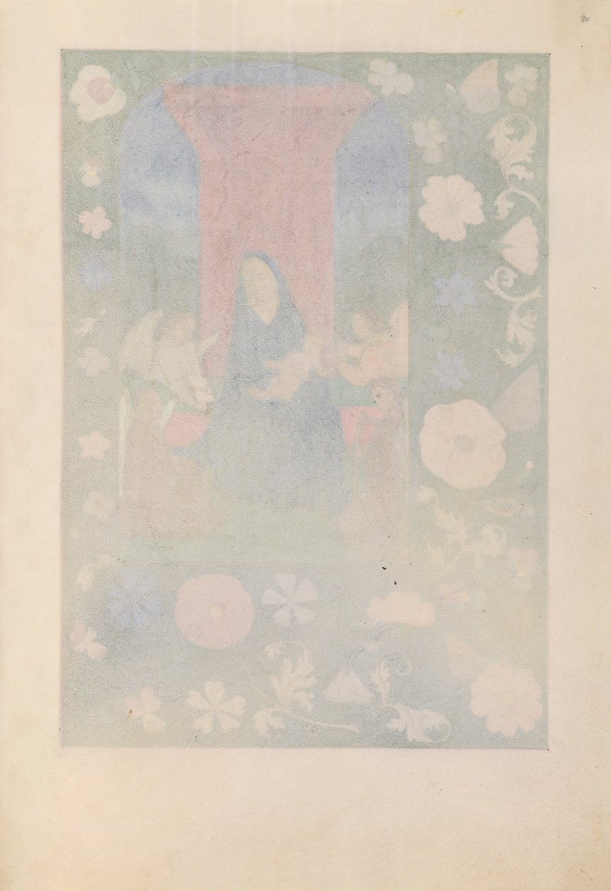 Ore della Regina Isabella la Cattolica, Regina di Spagna: Fol. 80r, c. 1500 da Master of the First Prayerbook of Maximillian