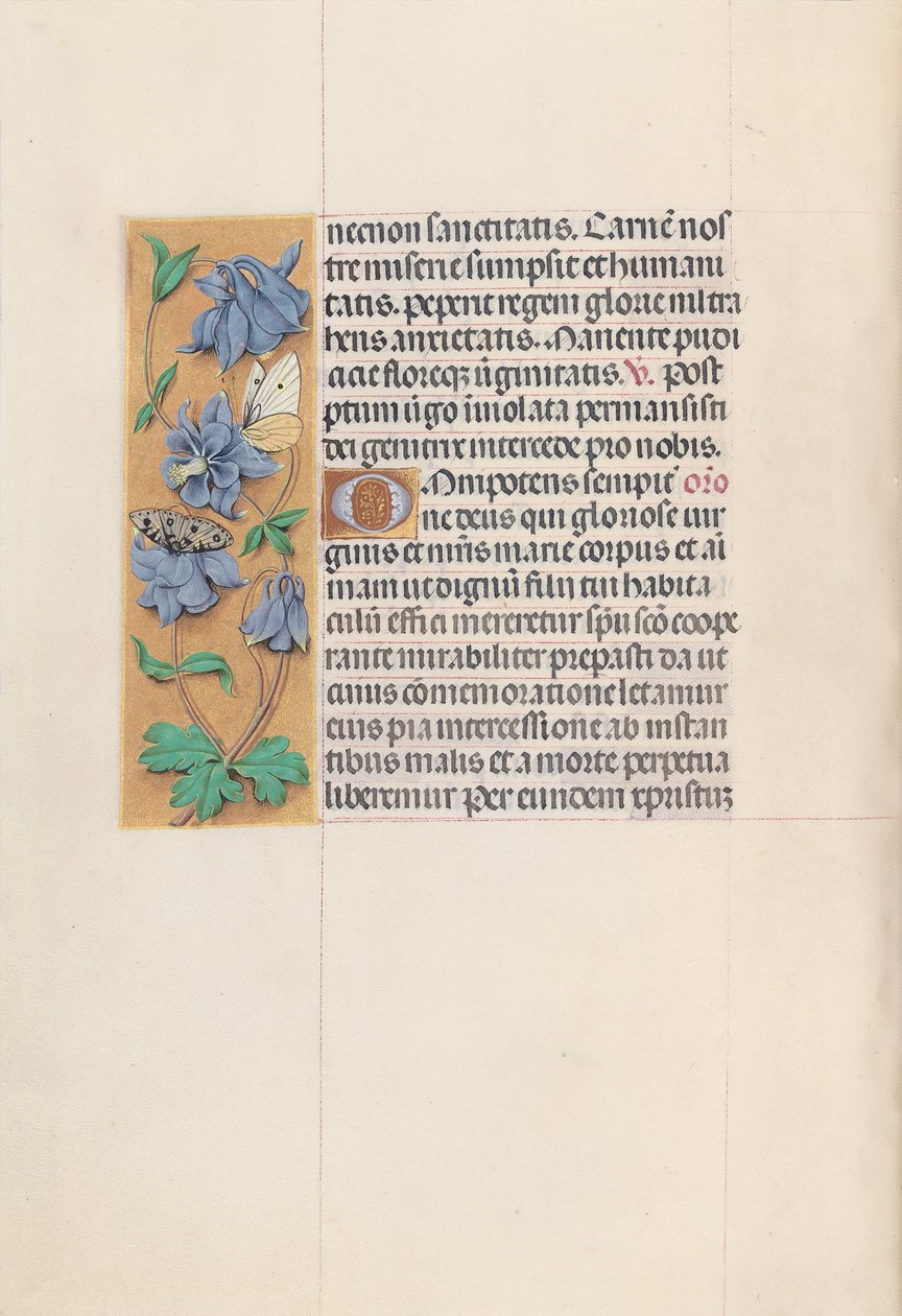 Ore di Isabella la Cattolica, Regina di Spagna: Fol. 83v, c. 1500 da Master of the First Prayerbook of Maximillian