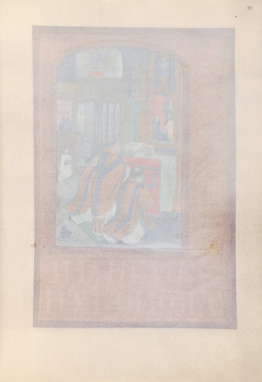 Ore di Isabella la Cattolica, regina di Spagna: Fol. 87r, c. 1500 da Master of the First Prayerbook of Maximillian