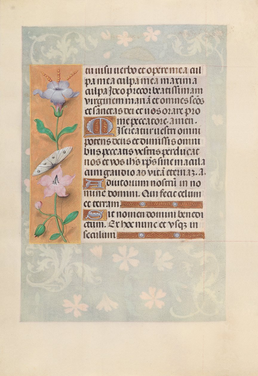Ore di Isabella la Cattolica, Regina di Spagna: Fol. 88v, c. 1500 da Master of the First Prayerbook of Maximillian