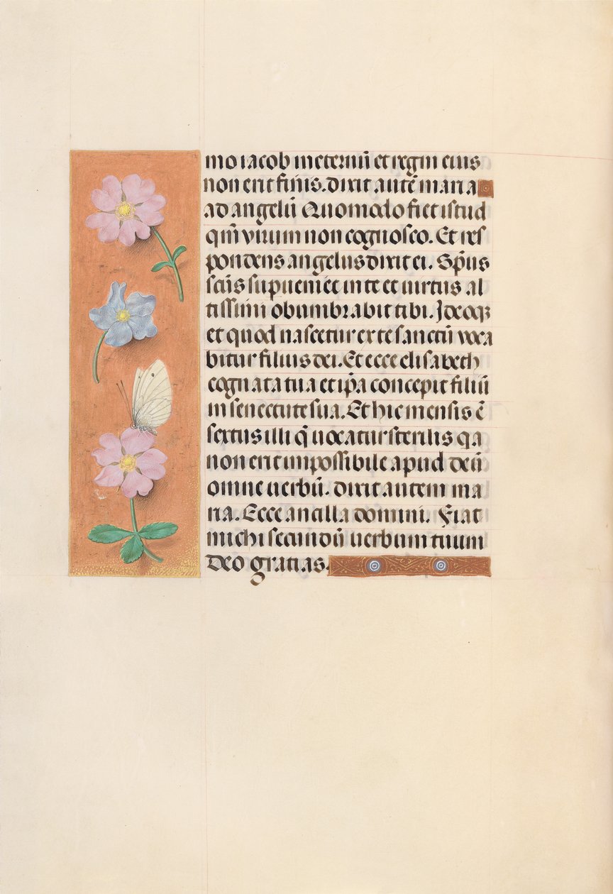Ore di Isabella la Cattolica, Regina di Spagna: Fol. 94v, c. 1500 da Master of the First Prayerbook of Maximillian