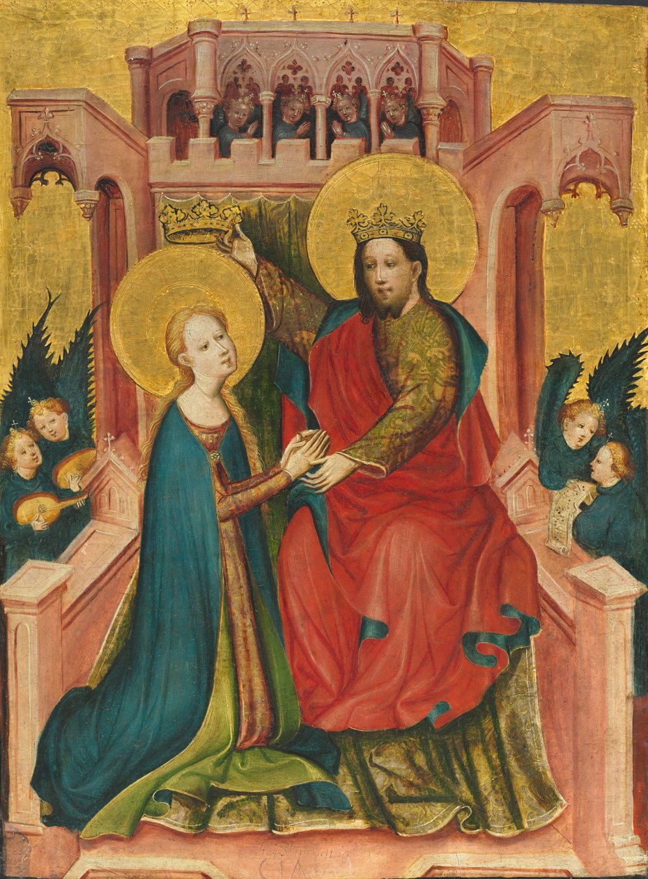 Incoronazione della Vergine da Master of the Fröndenberg Altarpiece
