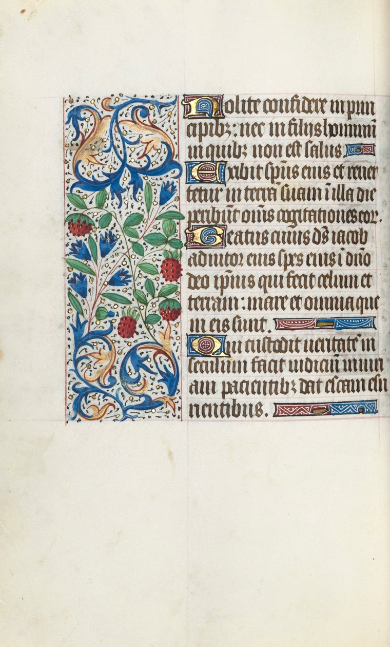 Libro delle Ore Uso di Rouen: fol. 108v, c. 1470 da Master of the Geneva Latini