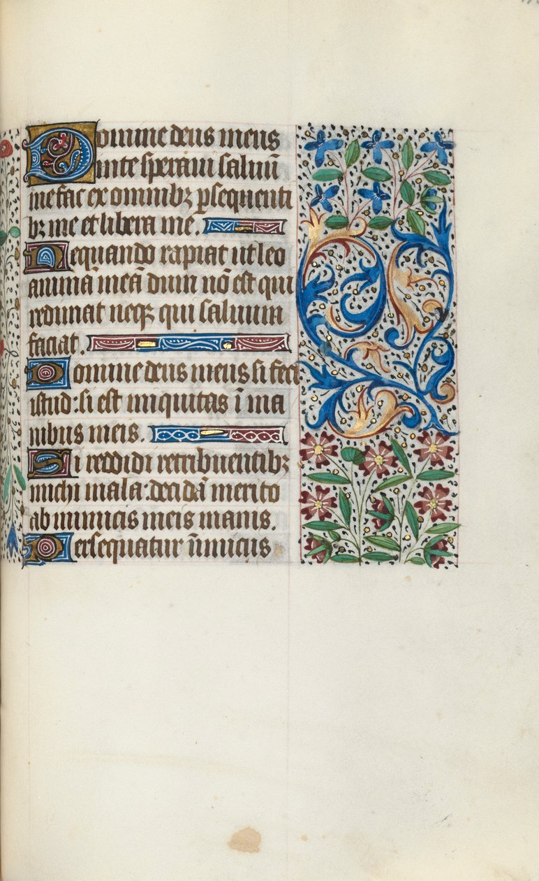 Libro delle Ore Uso di Rouen: fol. 113r, c. 1470 da Master of the Geneva Latini