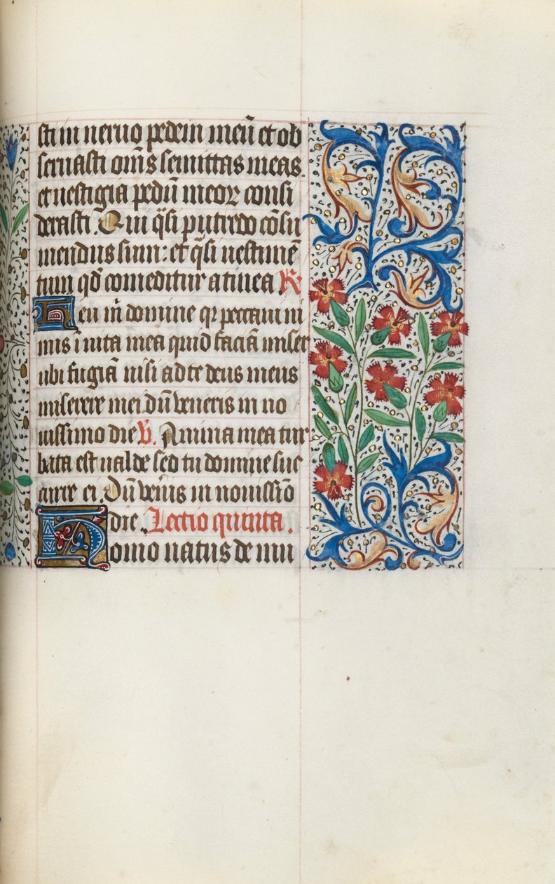 Libro delle Ore Uso di Rouen: fol. 123r, c. 1470 da Master of the Geneva Latini